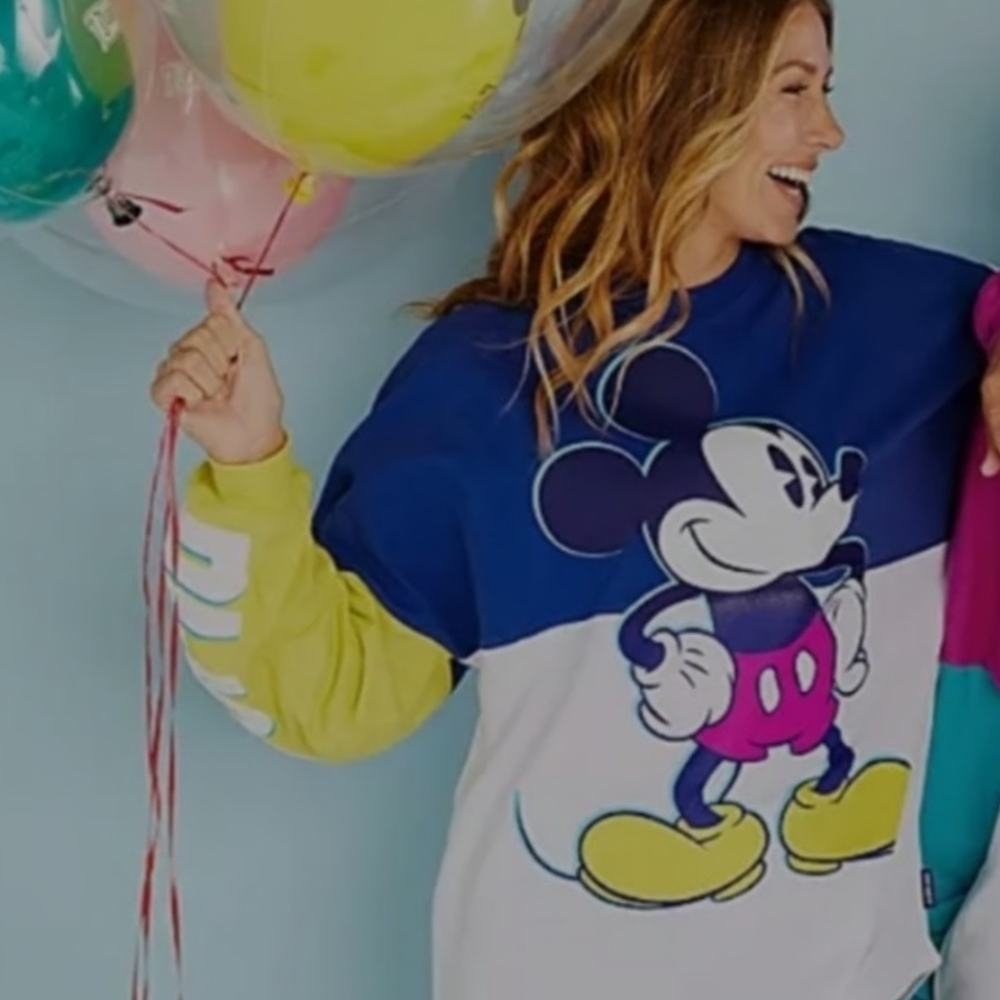 NWT Disney Mickey Mouse Spirit Jersey Size XL Multi Color
